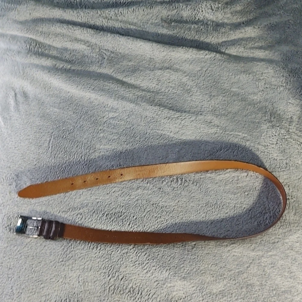Lejon Genuine Leather Snakeskin Belt Sz 38